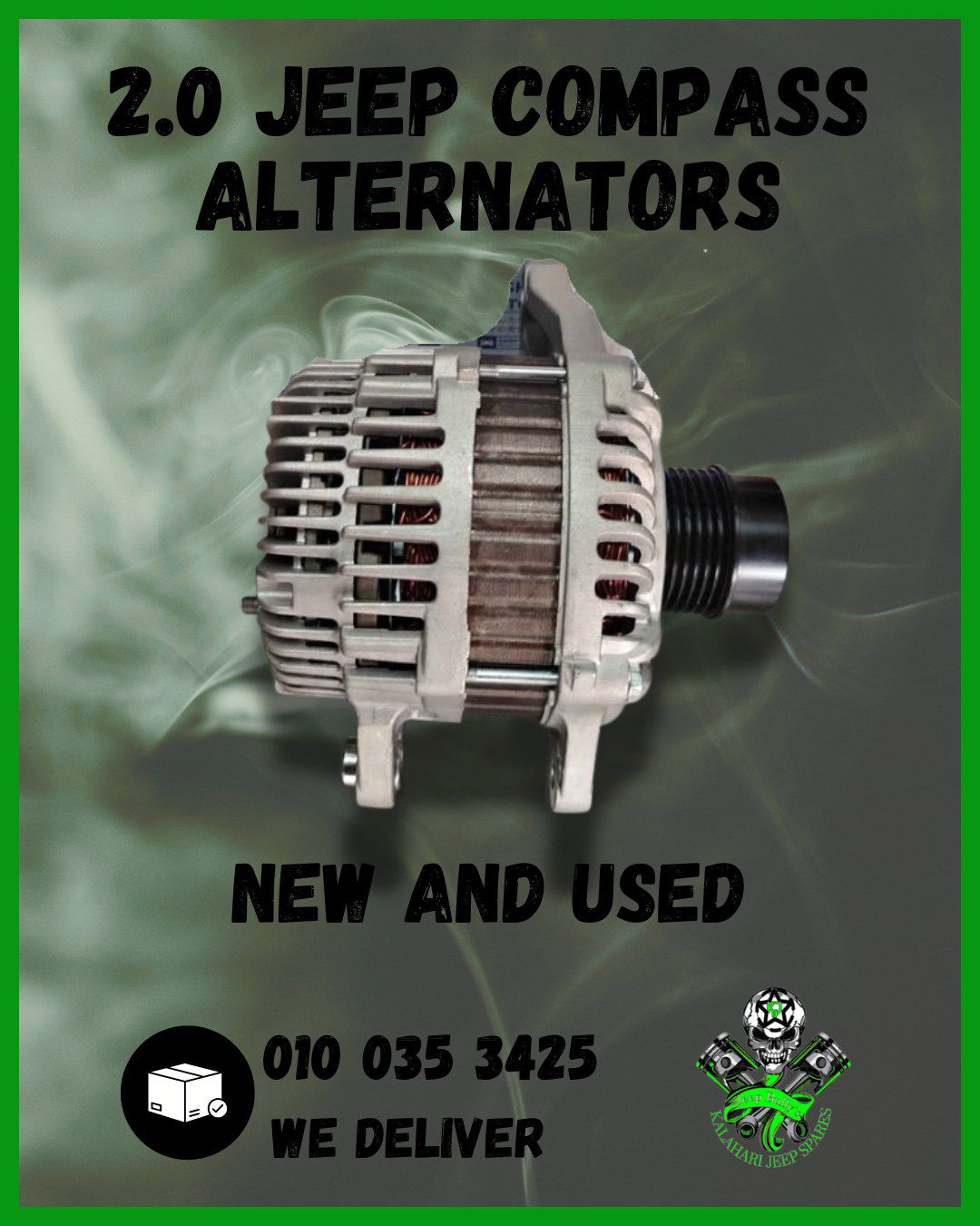 Brand New Jeep Compass Alternator - Private Seller Brand New Jeep Compass Alternator - Private Seller