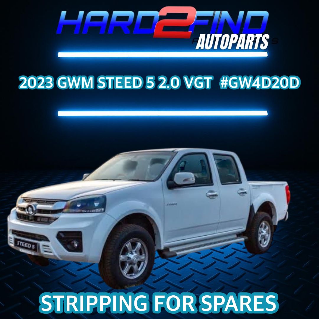 2013 GWM Steed 5 2.0 VGT #GW4D20D Stripping For Spares!!! - Private Seller 2013 GWM Steed 5 2.0 VGT #GW4D20D Stripping For Spares!!! - Private Seller