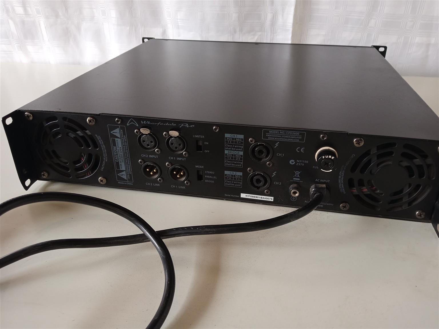 Wharfedale Pro CPD2600 Power Amplifier