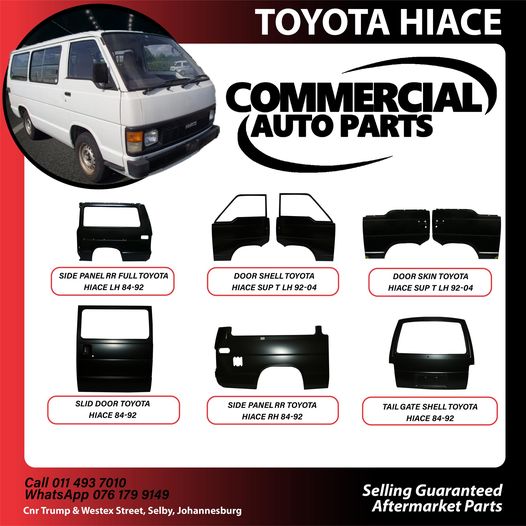 Toyota Hiace Parts in Stock Junk Mail