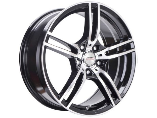 17″ A-line Destiny 4/100 BKMF Alloy Wheels