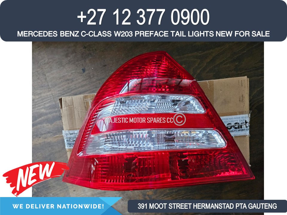 Mercedes Benz Merc W203 C-CLASS PREFACE tail lights for sale new