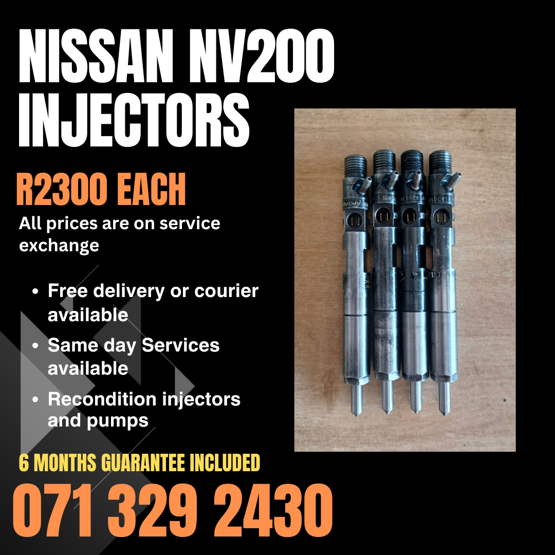 NISSAN NV200 INJECTORS FOR SALE WITH WARRANTY ON - Private Seller NISSAN NV200 INJECTORS FOR SALE WITH WARRANTY ON - Private Seller