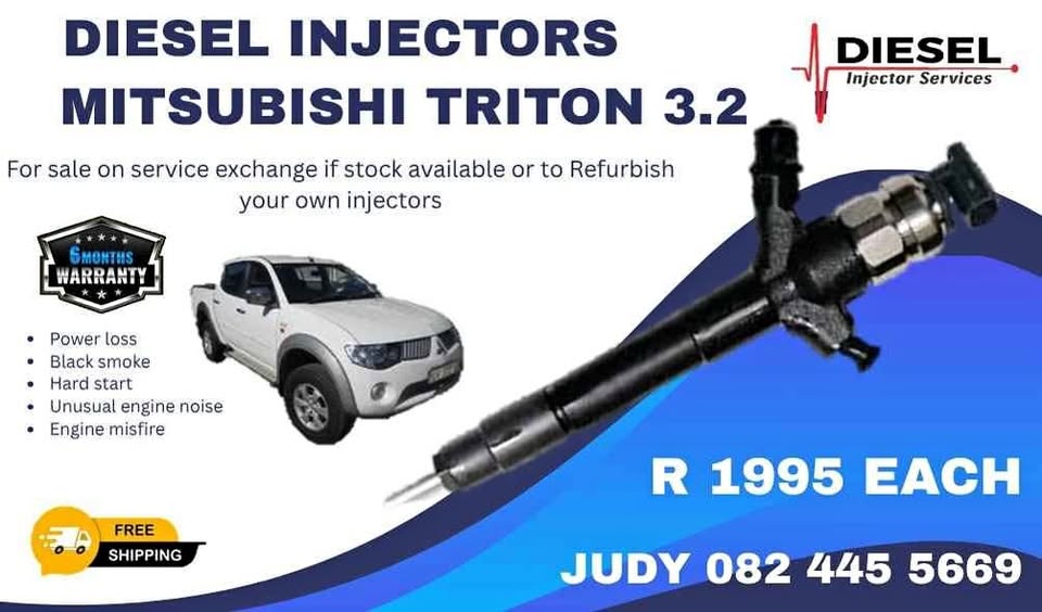 Mitsubishi Triton 3.2 Diesel Injector for sale on service exchange or to recon