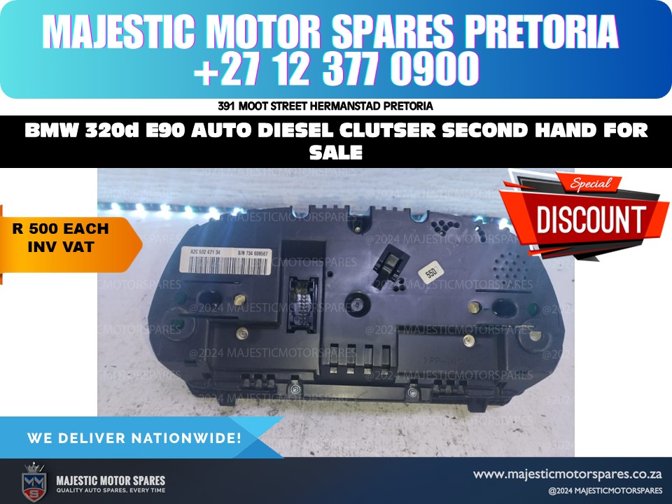 BMW 320d E90 auto cluster for sale BMW 320d E90 auto cluster for sale