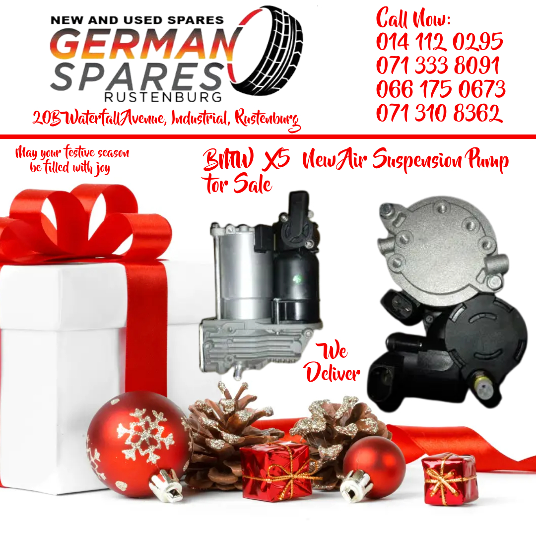 BMW X5 New Air Suspension Pump for Sale at German Spares Rustenburg - Private Seller BMW X5 New Air Suspension Pump for Sale at German Spares Rustenburg - Private Seller