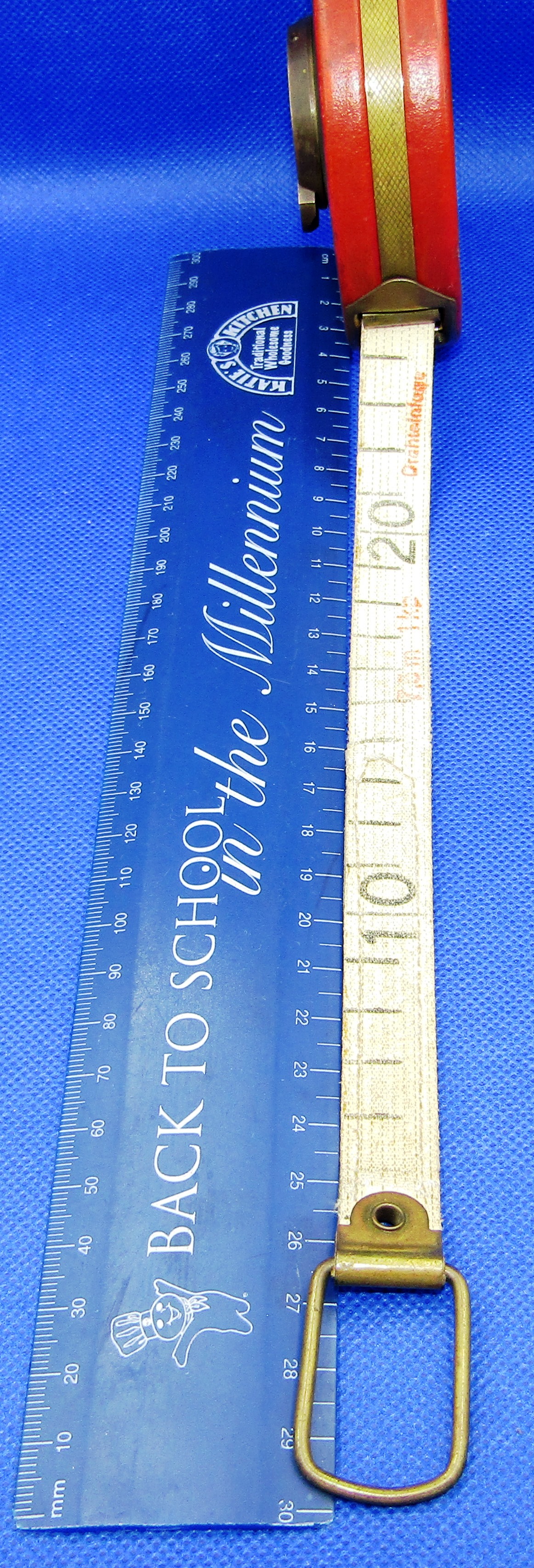 Vintage MASSI Surveyors Measuring Tape Reel