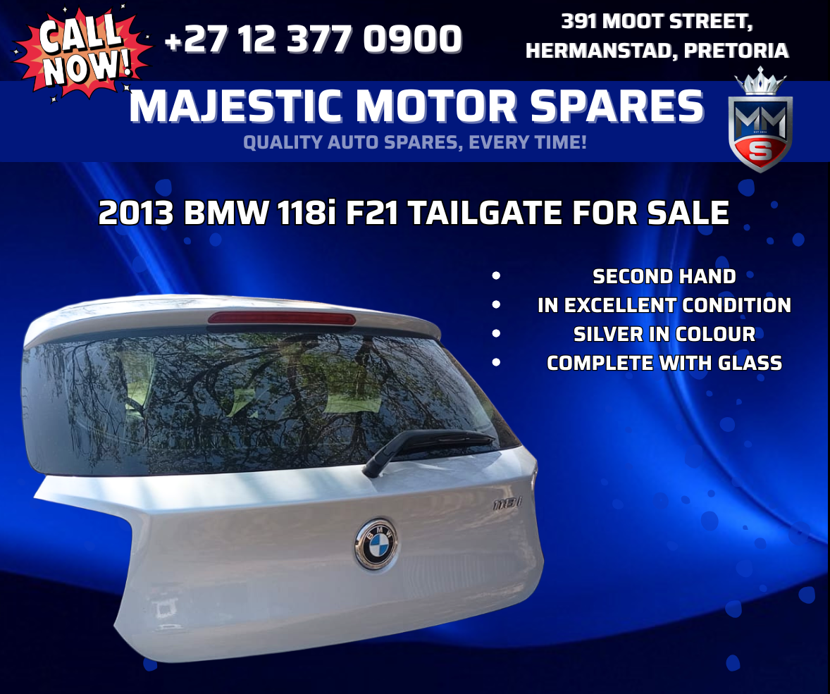 2013 BMW 118i F21 Tailgate – Used For Sale - Private Seller 2013 BMW 118i F21 Tailgate – Used For Sale - Private Seller