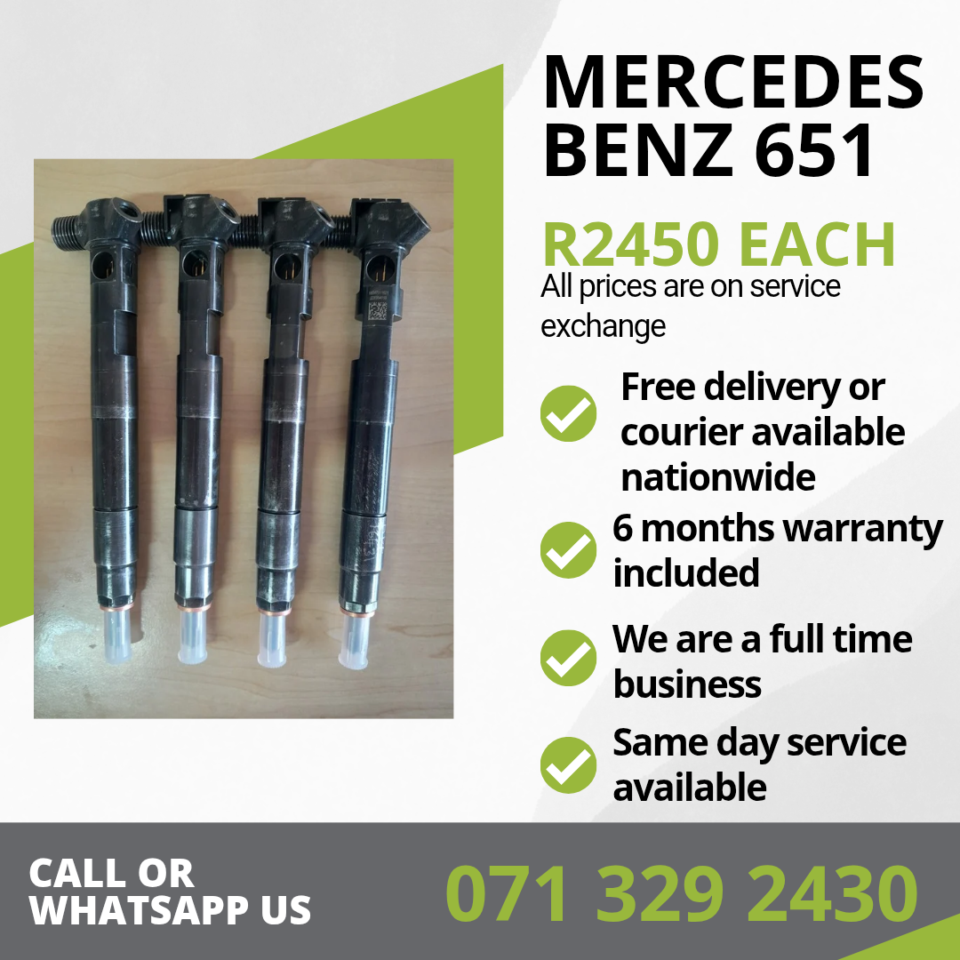 MERCEDES BENZ VITO 651 INJECTORS FOR SALE WITH WARRANTY - Private Seller MERCEDES BENZ VITO 651 INJECTORS FOR SALE WITH WARRANTY - Private Seller