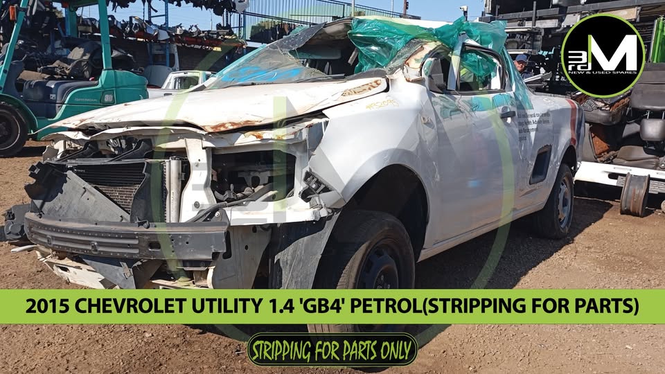 2015 Chevrolet Utility Club 1.4-Litre Petrol GB4 (STRIPPING FOR PARTS) - Private Seller 2015 Chevrolet Utility Club 1.4-Litre Petrol GB4 (STRIPPING FOR PARTS) - Private Seller