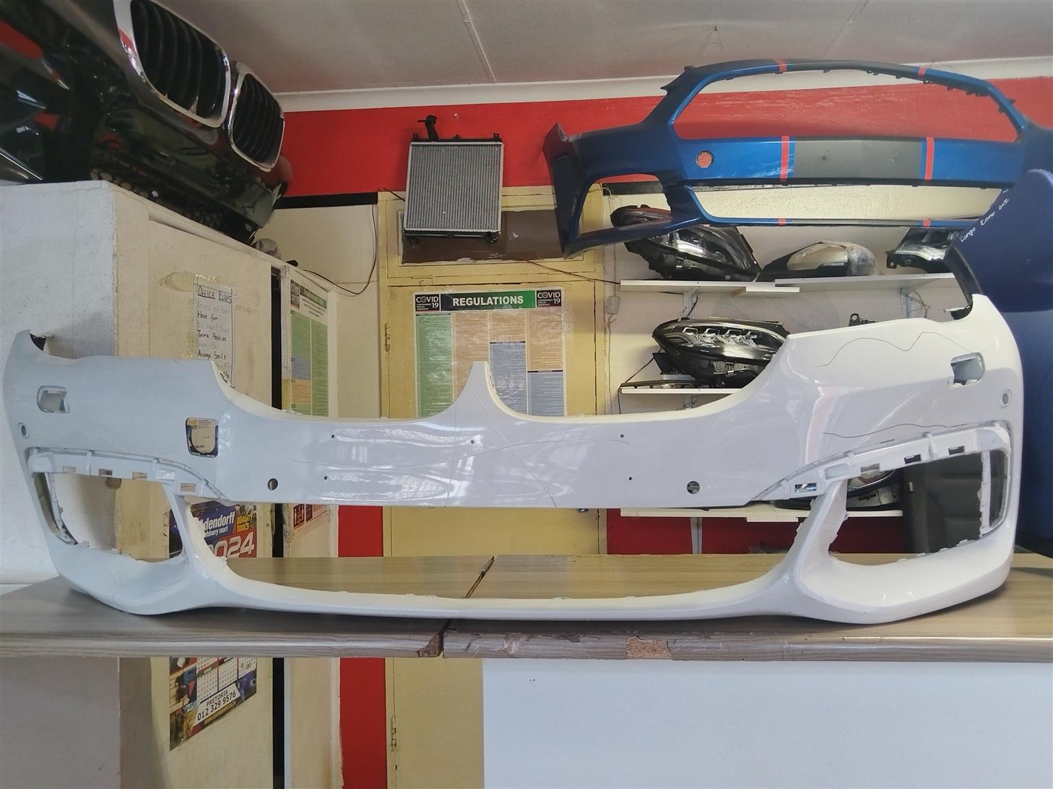 2019 BMW G11/G12 FRONT WHITE BUMPER AVAILABLE FOR SALE - Private Seller 2019 BMW G11/G12 FRONT WHITE BUMPER AVAILABLE FOR SALE - Private Seller