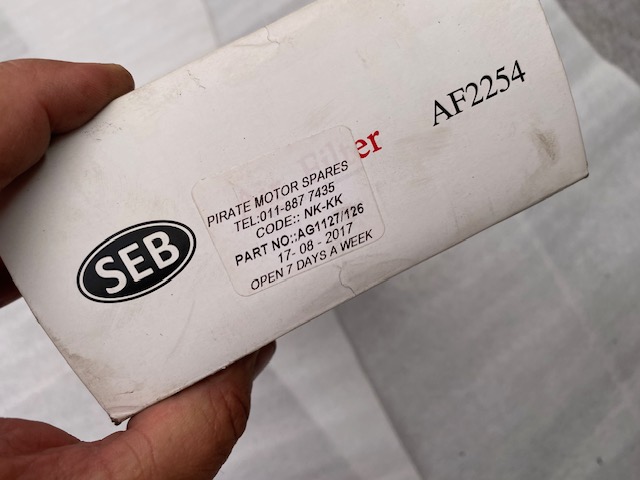VW Audi Air Filter - Private Seller