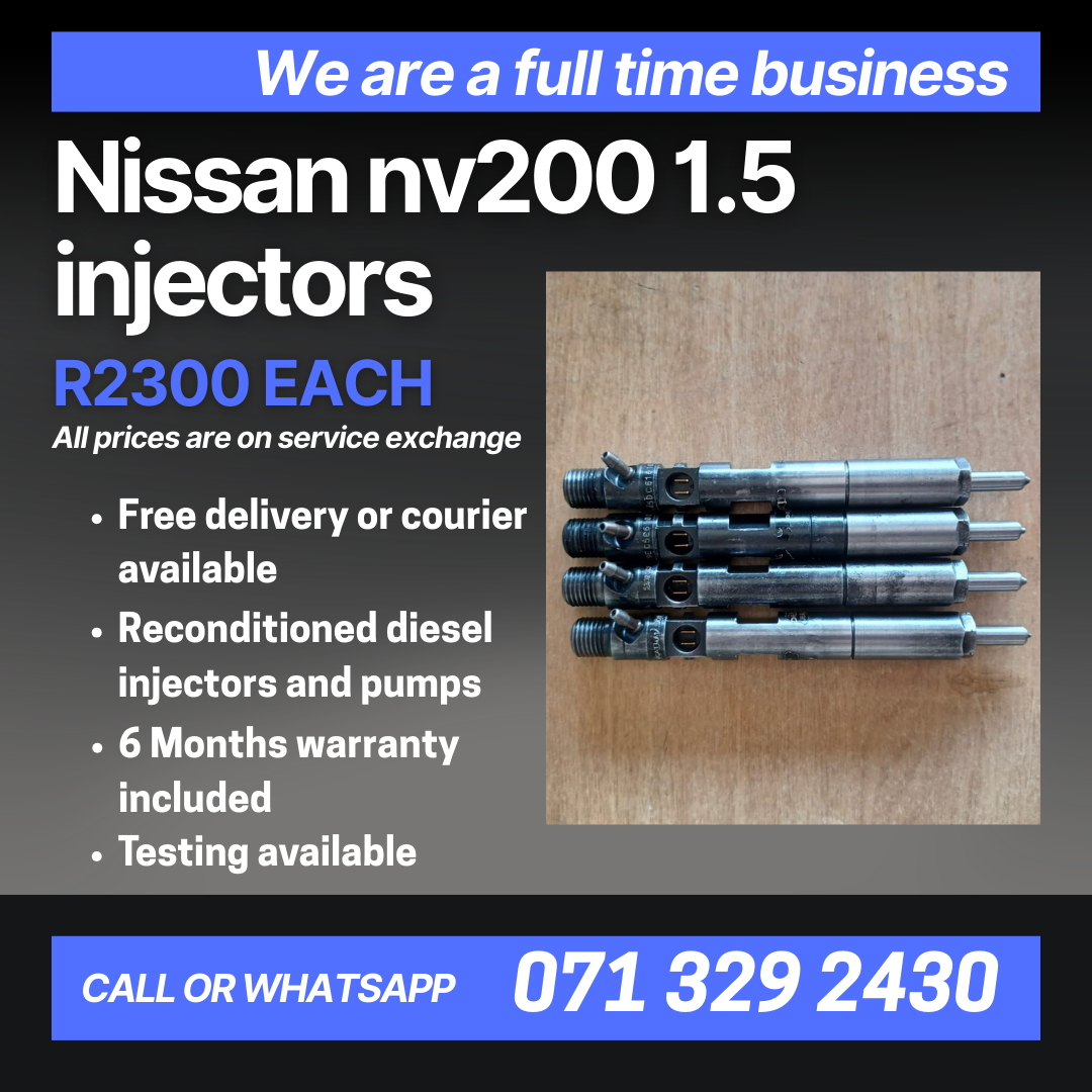 NISSAN NV200 1.5 INJECTORS FOR SALE - Private Seller NISSAN NV200 1.5 INJECTORS FOR SALE - Private Seller