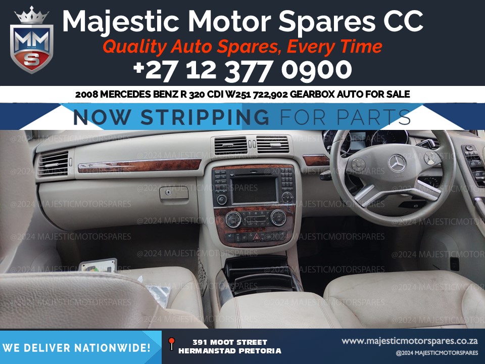 2008 Mercedes Benz R320 CDI Automatic Gearbox – For Sale - Private Seller