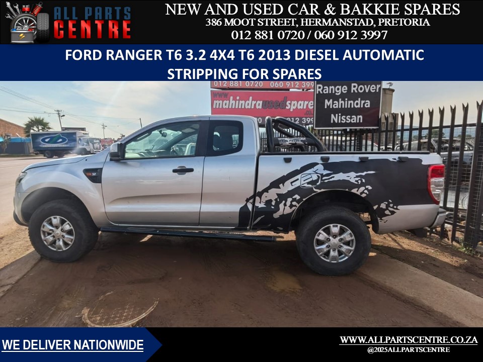 Stripping for Spares: 2013 Ford Ranger T6 3.2 4×4 Diesel Automatic