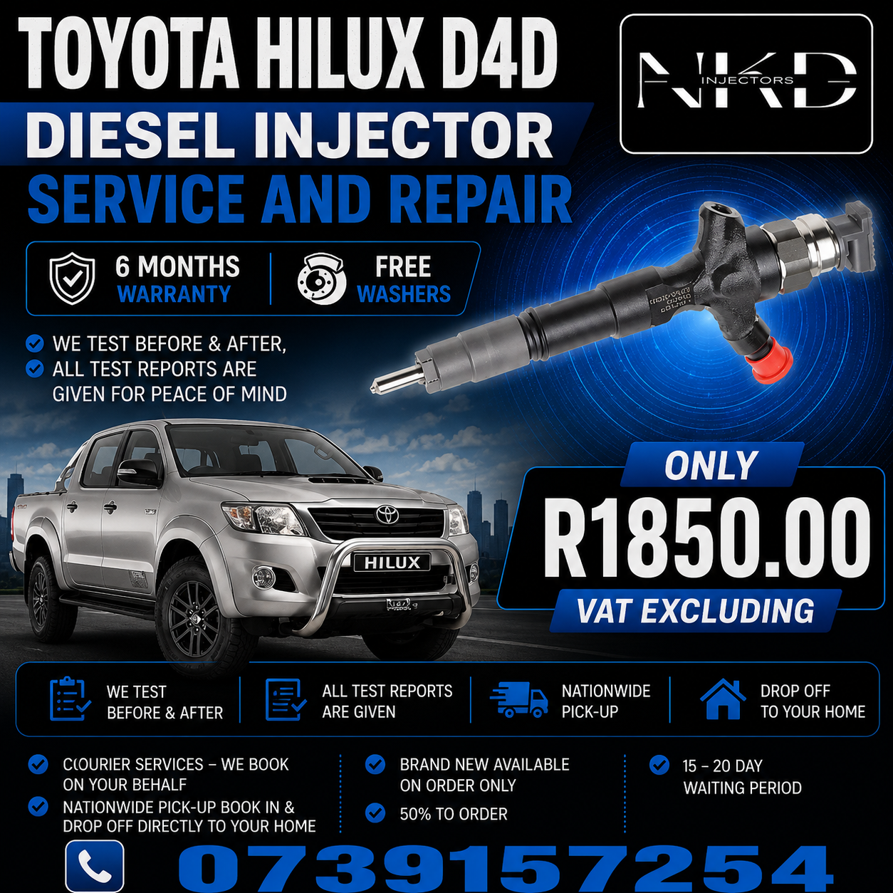 Toyota_Hilux_D4D_Injectors_On_Recon - Private Seller Toyota_Hilux_D4D_Injectors_On_Recon - Private Seller