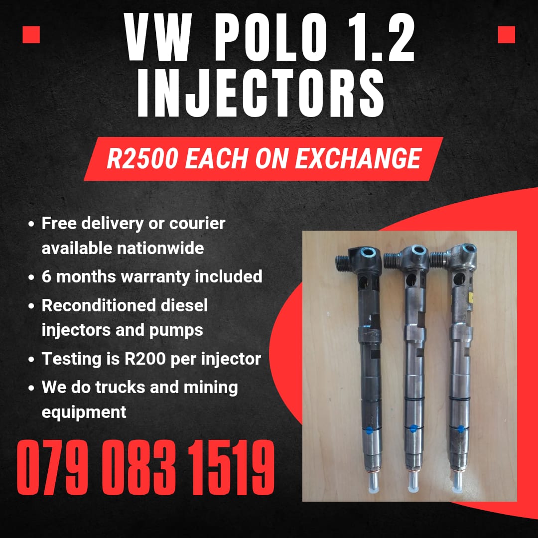 VW POLO 1.2 INJECTORS FOR SALE WITH WARRANTY INCLUDED - Private Seller VW POLO 1.2 INJECTORS FOR SALE WITH WARRANTY INCLUDED - Private Seller