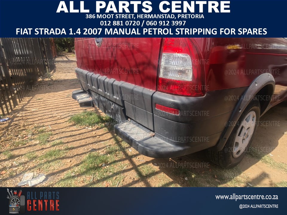 Fiat Strada 2007 rear bumper for sale Fiat Strada 2007 rear bumper for sale