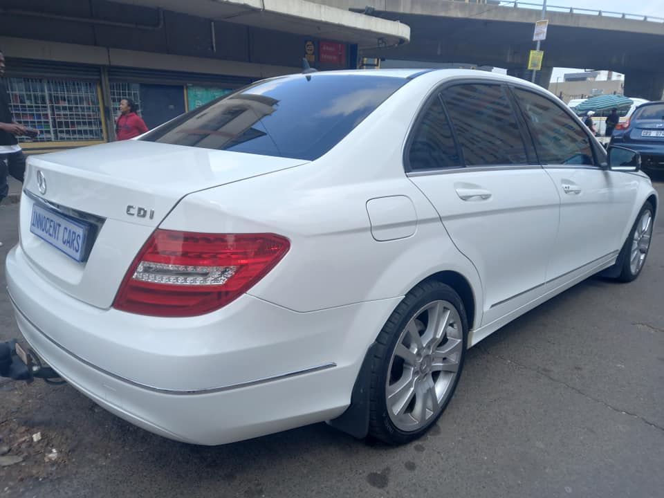 2014 MERCEDES BENZ C250 CDI DIESEL, AUTOMATIC TRANSMISSION, WHITE COLOUR,