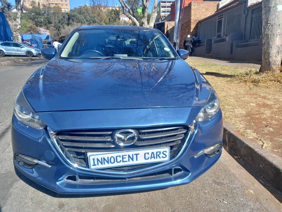 2019 MAZDA 3 1.6 ENGINE PETROL, MANUAL, MILEAGE 55000KMS, BLUE COLOR