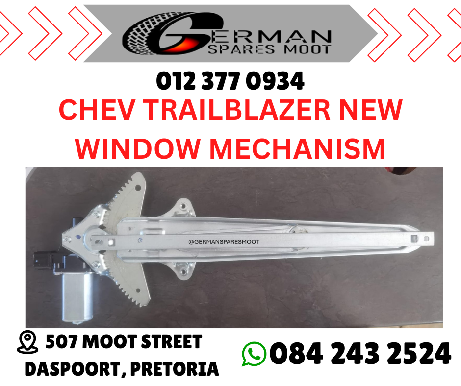 Chev Trailblazer New Window Mechanism