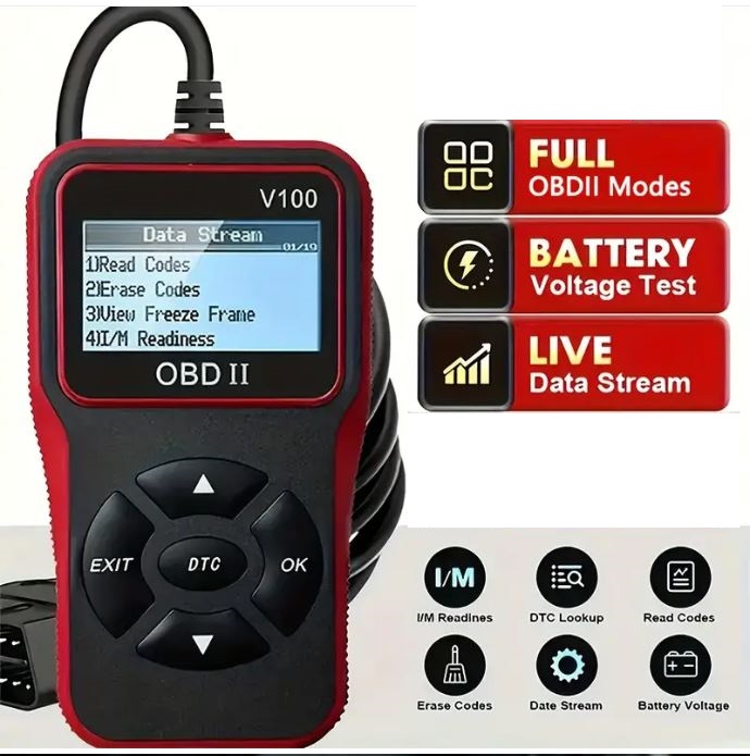 V100 Car Diagnostic Tool – OBDII