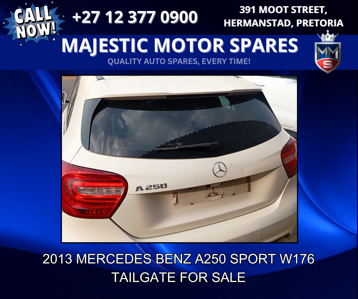 2013 Mercedes Benz A250 Sport W176 Tailgate For Sale - Private Seller 2013 Mercedes Benz A250 Sport W176 Tailgate For Sale - Private Seller