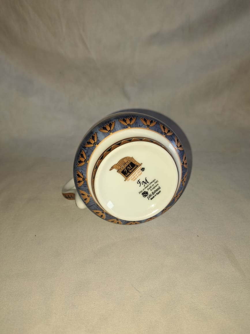 Mahmoud Fathi Egyptian coffee mug antique Mahmoud Fathi Egyptian coffee mug antique