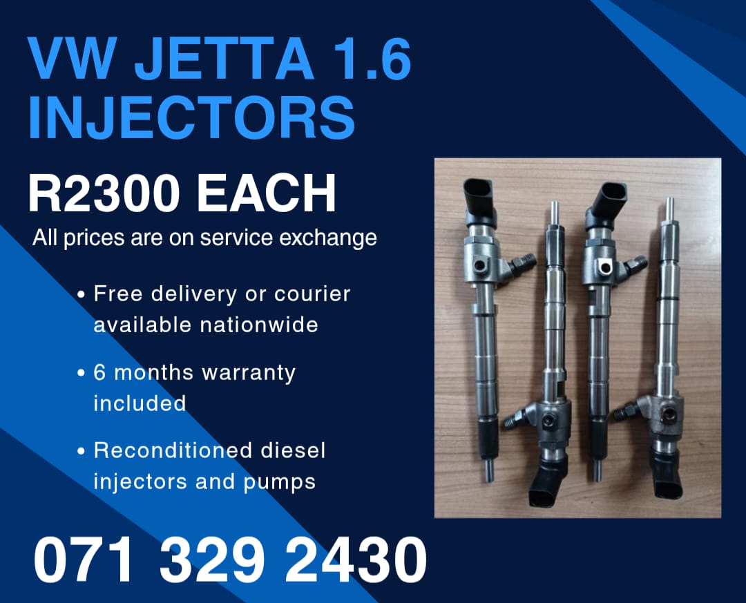 VW JETTA 1.6 INJECTORS FOR SALE WITH WARRANTY - Private Seller VW JETTA 1.6 INJECTORS FOR SALE WITH WARRANTY - Private Seller
