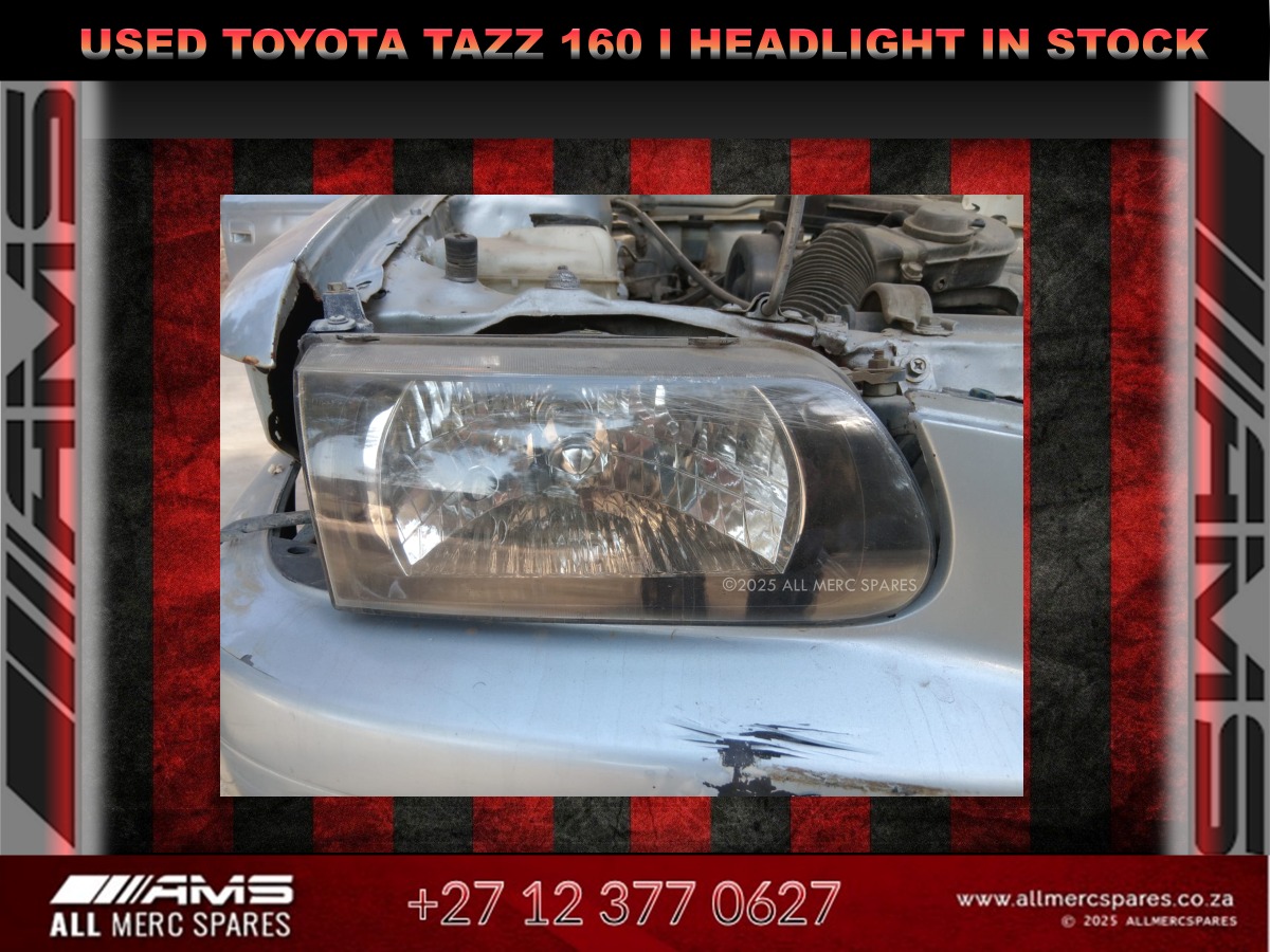 Used Toyota Tazz Headlight – Clean & Working - Private Seller Used Toyota Tazz Headlight – Clean & Working - Private Seller