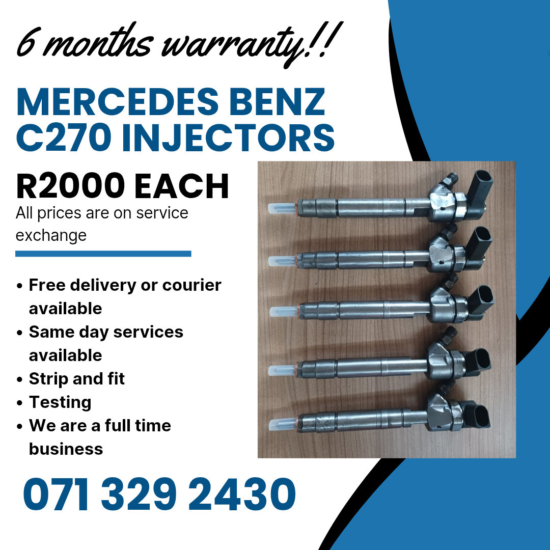MERCEDES BENZ C270 INJECTORS FOR SALE WITH WARRANTY - Private Seller MERCEDES BENZ C270 INJECTORS FOR SALE WITH WARRANTY - Private Seller