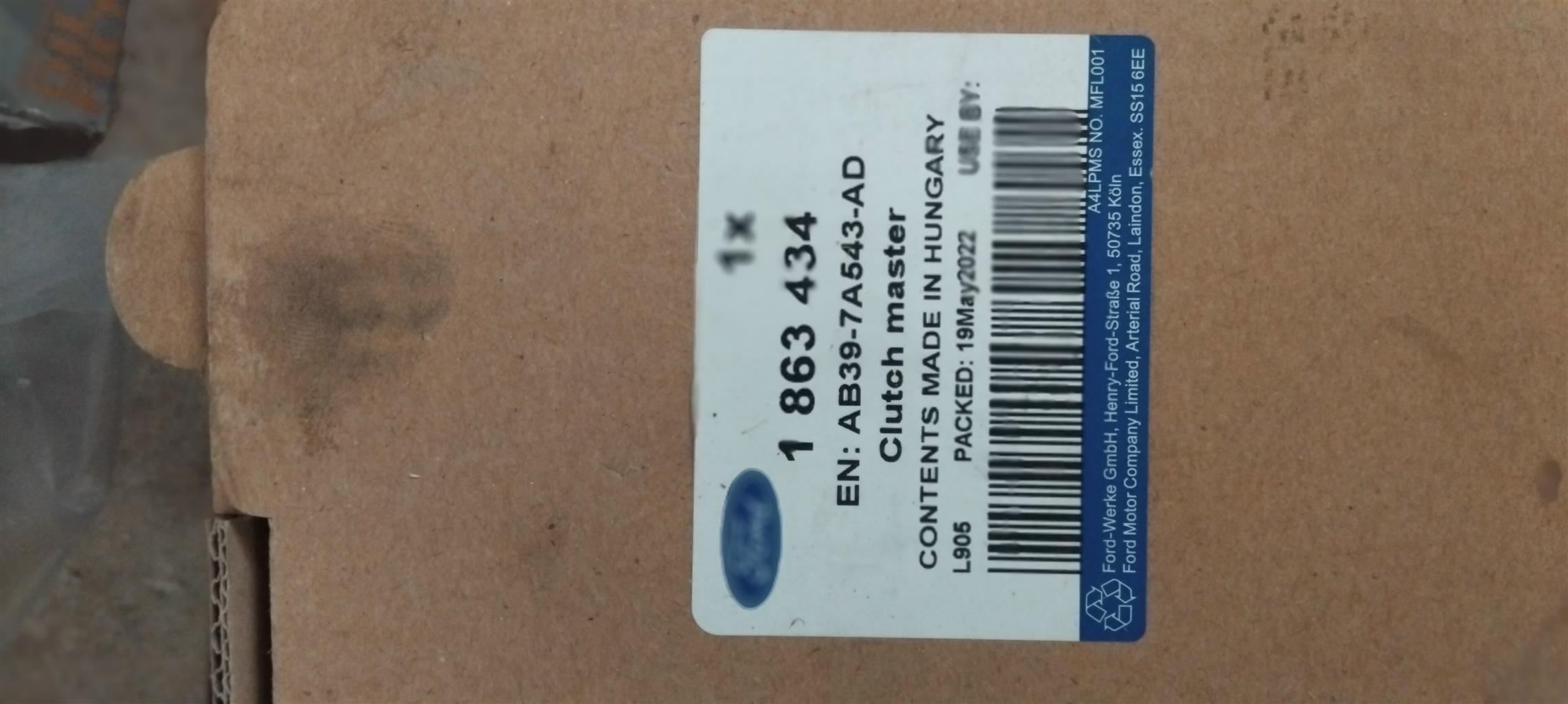 Ford Ranger T6 clutch master cylinder. - Private Seller