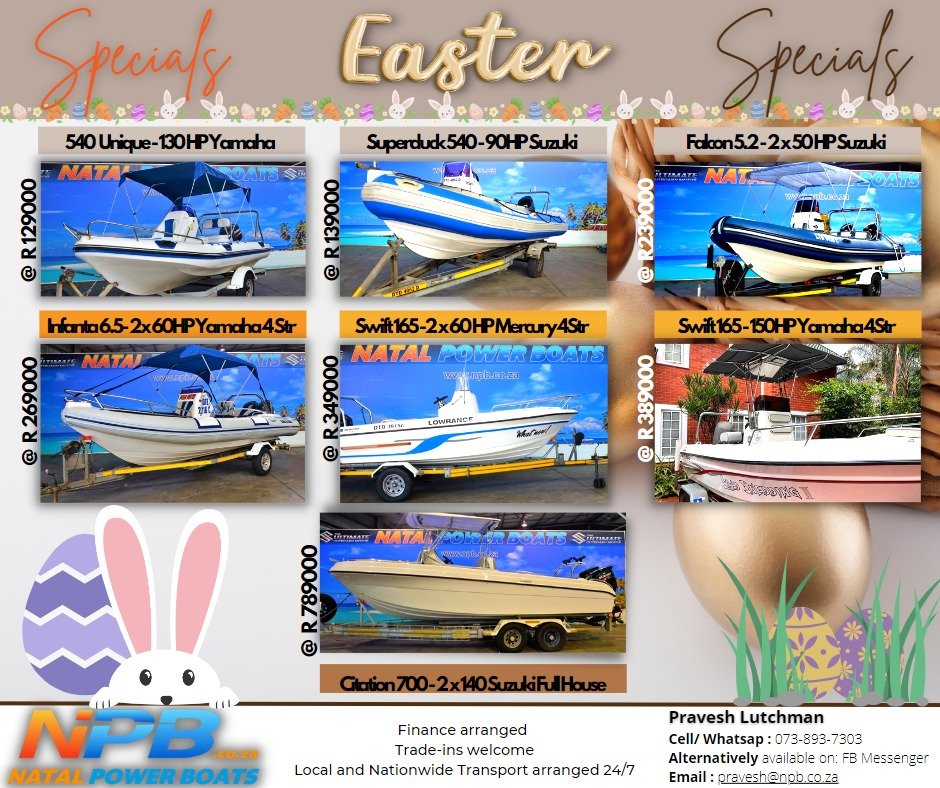 2015 BOATS VARIOUS INLAND AND OFFSHORE