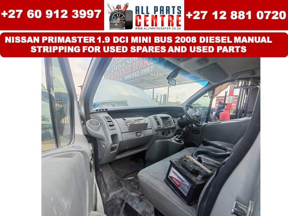Nissan Primaster 2008 stripping for used spares and used parts
