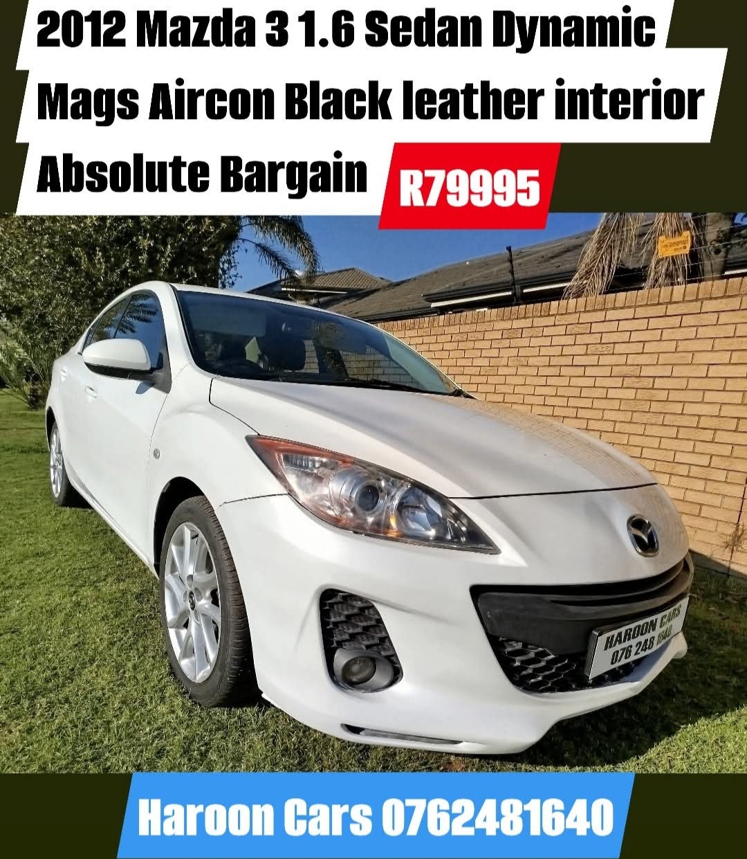 Used 2012 Mazda Mazda3 sedan 1.6 Dynamic - Private Seller Used 2012 Mazda Mazda3 sedan 1.6 Dynamic - Private Seller