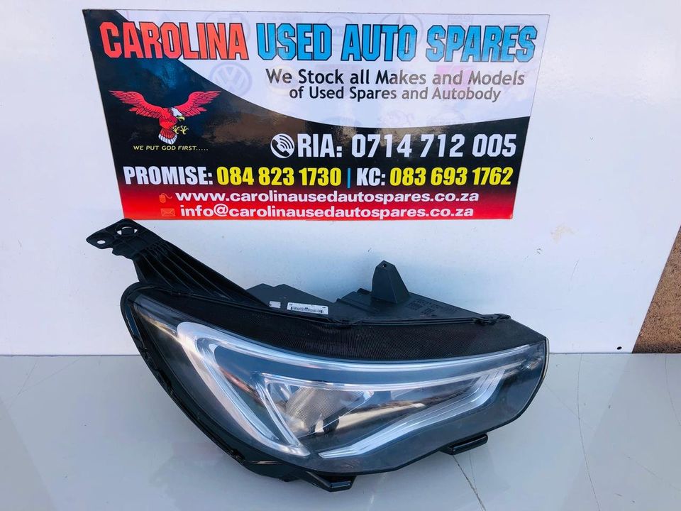 ランエル Used Opel Vauxhall Grandland X right side headlight with LED for