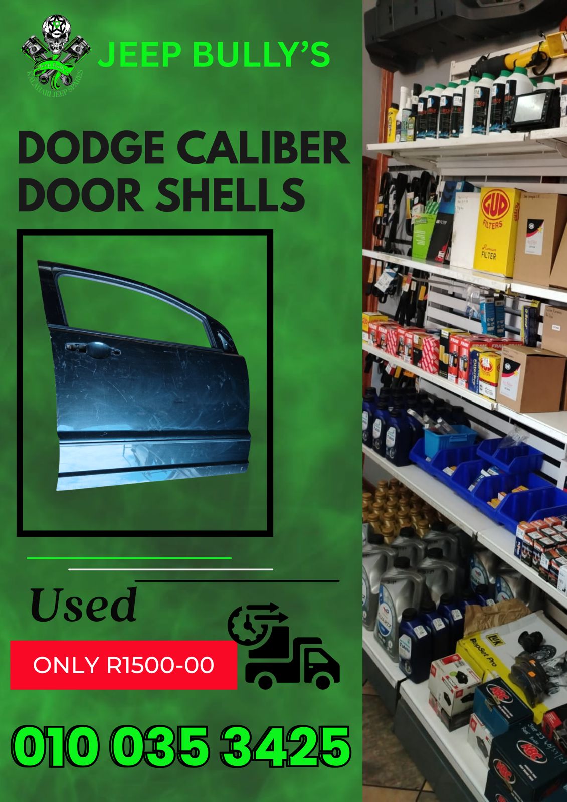 Sale: Dodge Caliber Door Shell - Private Seller Sale: Dodge Caliber Door Shell - Private Seller