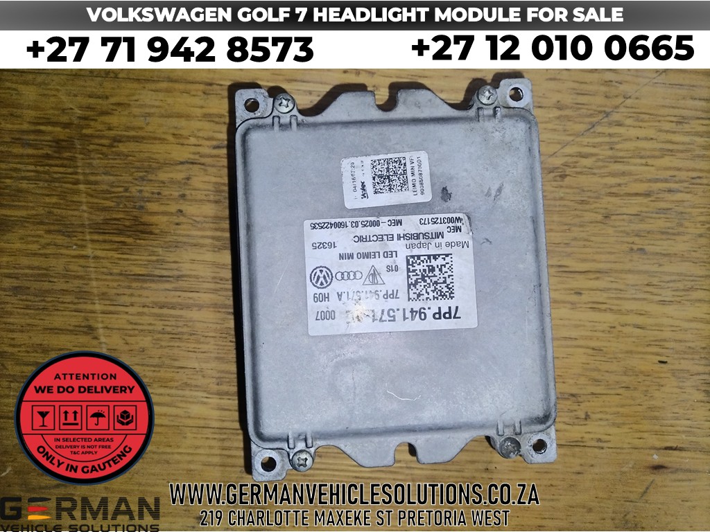 Volkswagen golf 7 headlight module replacement used part for sale - Private Seller Volkswagen golf 7 headlight module replacement used part for sale - Private Seller