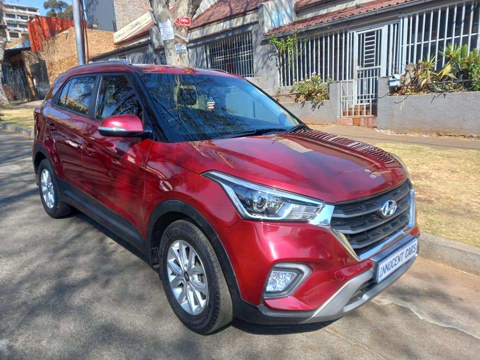 2021 HYUNDAI CREATA SUV 1.6 ENGINE PETROL, MANUAL, MAROON COLOR, MILEAGE