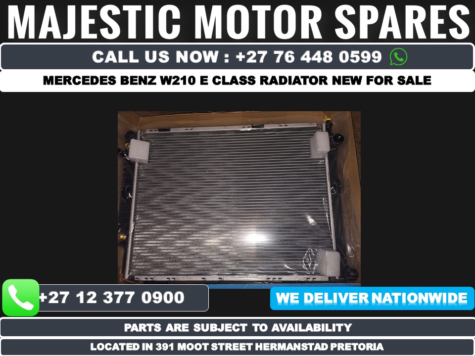 Mercedes Benz E class Radiator new for sale Mercedes Benz E class Radiator new for sale