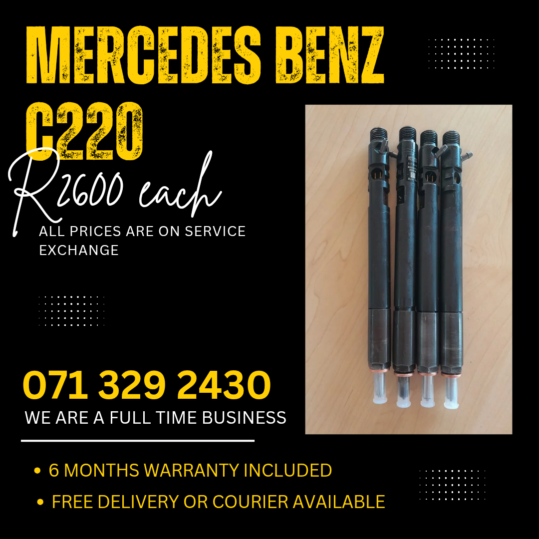 MERCEDES BENZ C220 DIESEL INJECTORS FOR SALE WITH WARRANTY - Private Seller MERCEDES BENZ C220 DIESEL INJECTORS FOR SALE WITH WARRANTY - Private Seller