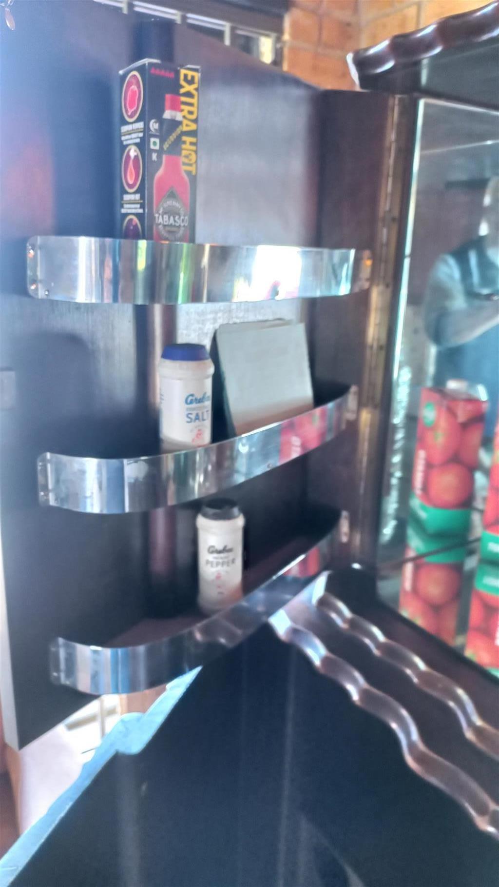 Imbuia ball and claw liquor cabinet