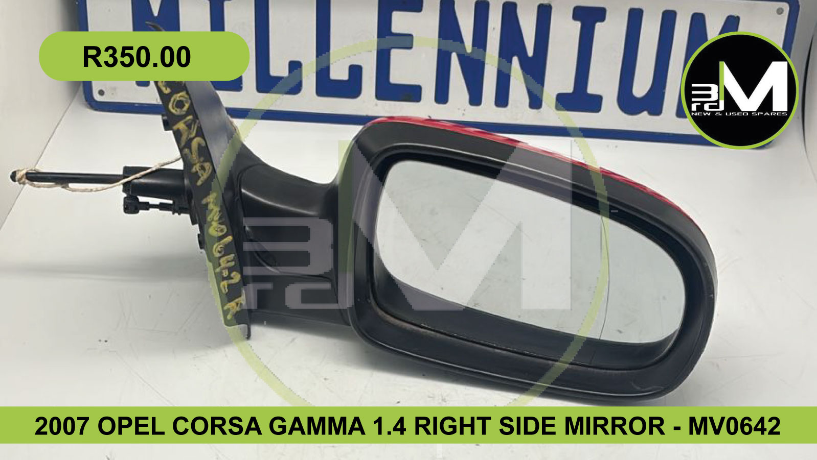 2007 OPEL CORSA GAMMA 1.4 RIGHT SIDE MIRROR - MV0642 - Private Seller 2007 OPEL CORSA GAMMA 1.4 RIGHT SIDE MIRROR - MV0642 - Private Seller