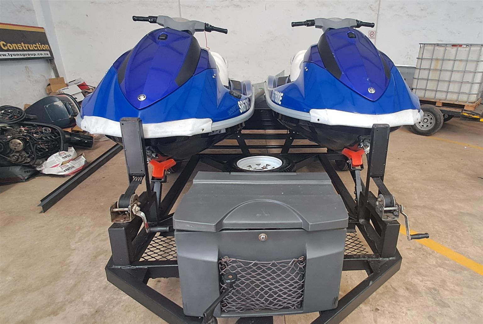 2 x VX 1100 Jet ski's and trailer