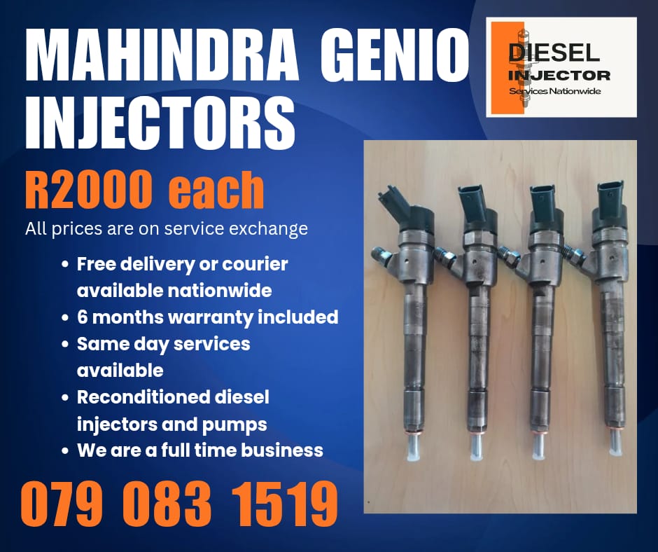 MAHINDRA GENIO INJECTORS FOR SALE WITH WARRANTY - Private Seller MAHINDRA GENIO INJECTORS FOR SALE WITH WARRANTY - Private Seller