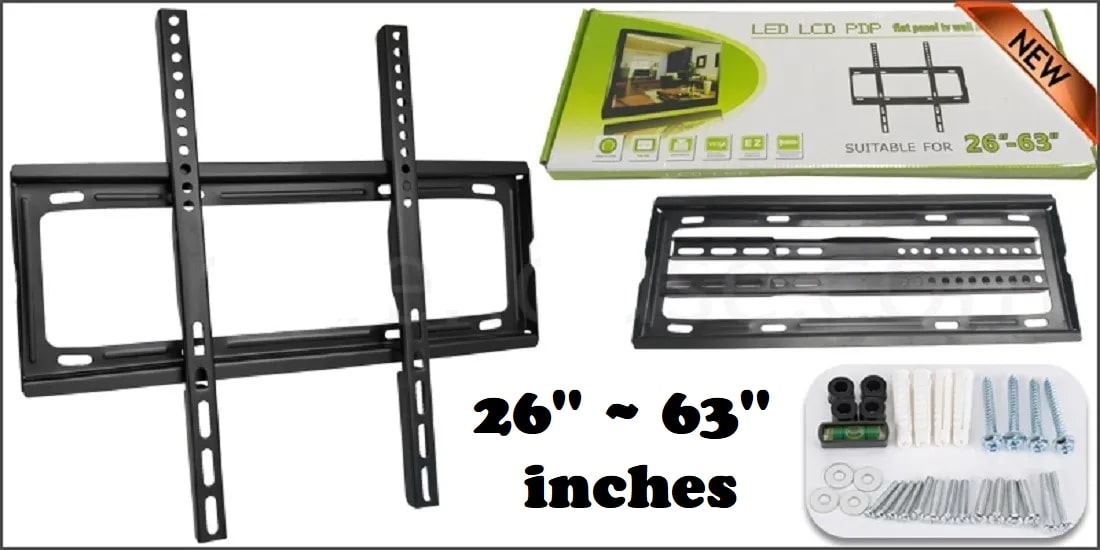TV Wall Mount Bracket, Flat Panel TV Wall Bracket for 26" ~ 63" inches Brand New