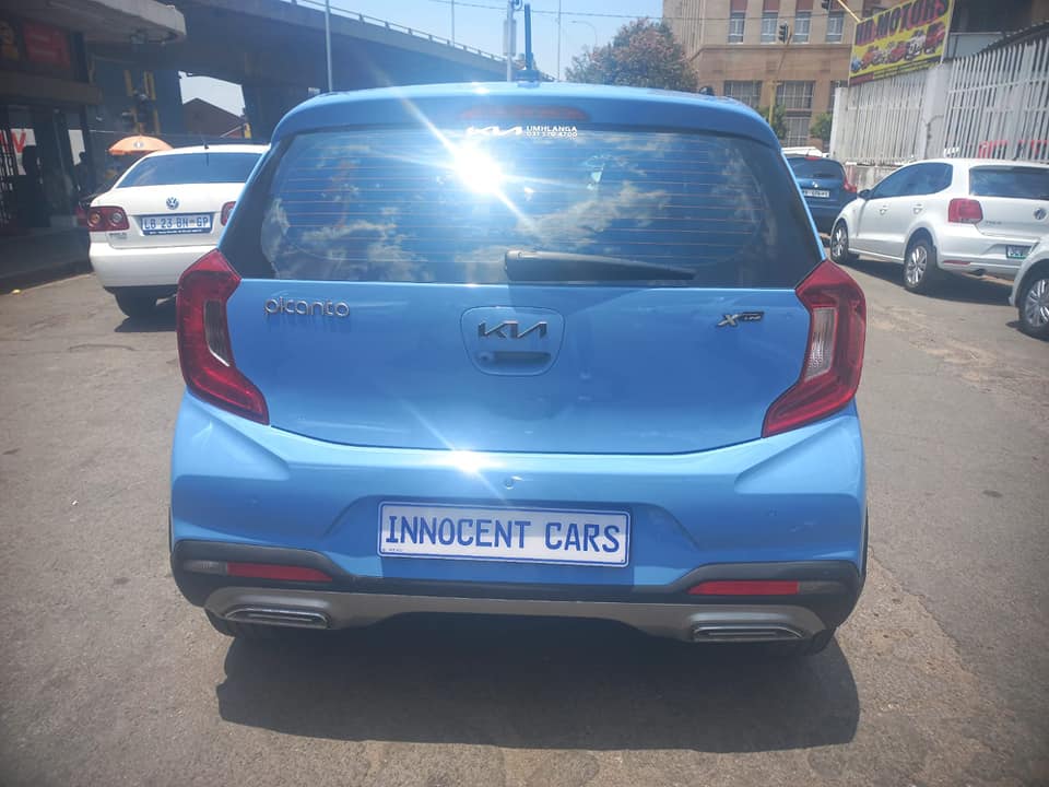 2022 KIA PICANTO 1.2 XLINE PETROL ENGINE, AUTOMATIC TRANSMISSION, SKY BLUE COLOUR, 20000KM