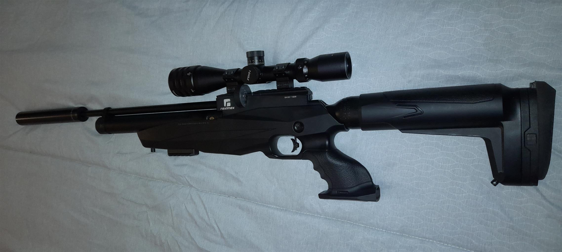Reximex tormenta pcp for sale with scope and silencer | Junk Mail