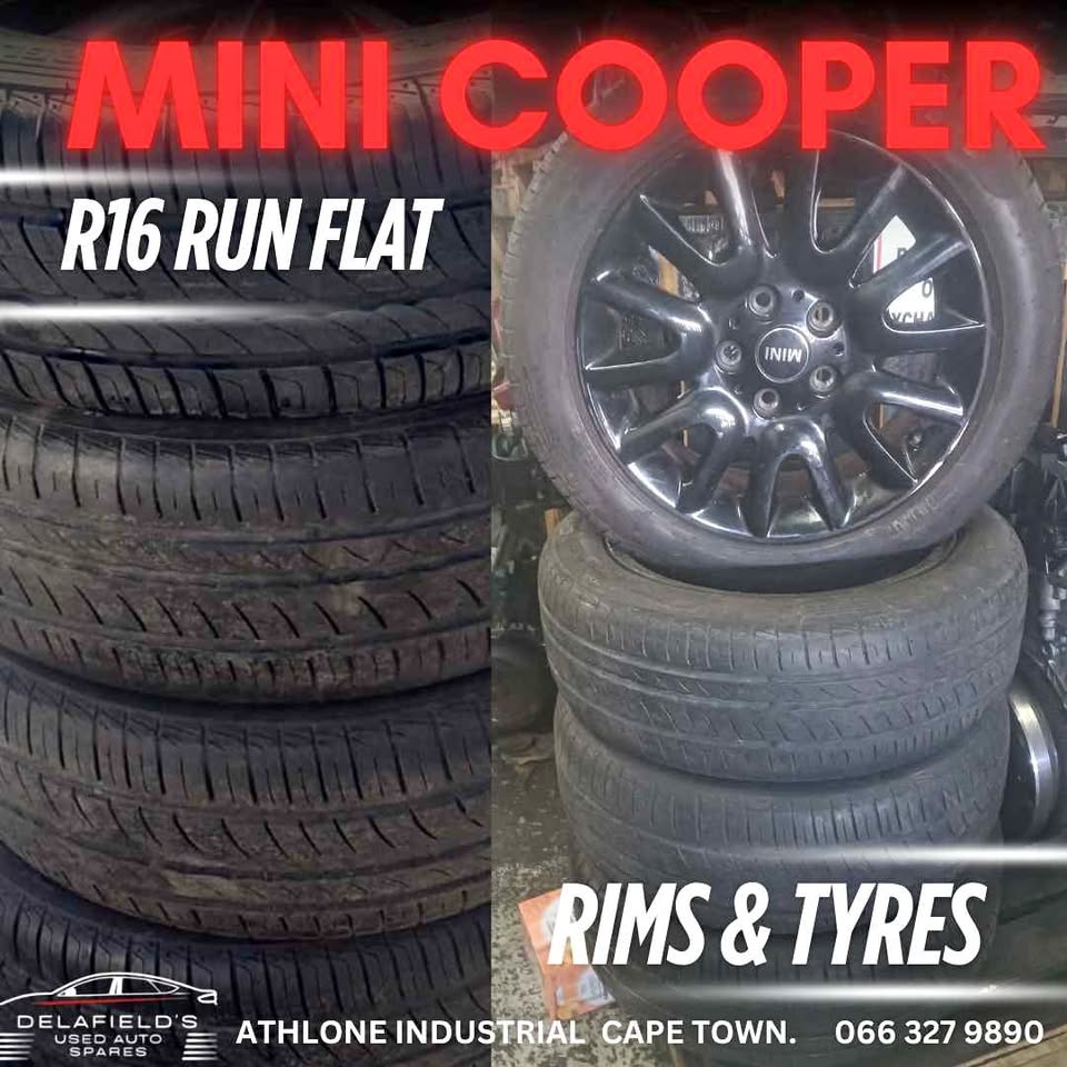 Mini Cooper R16 run flat tyres and rims - Private Seller Mini Cooper R16 run flat tyres and rims - Private Seller