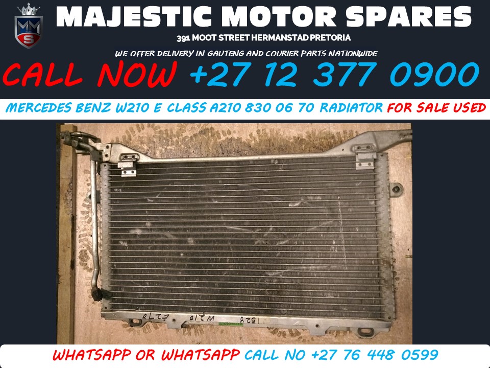 Mercedes Benz W210 e class radiator for sale used - Private Seller Mercedes Benz W210 e class radiator for sale used - Private Seller